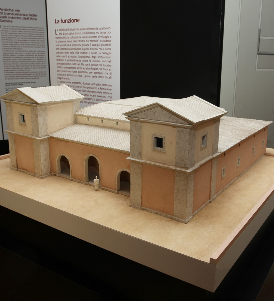 Modellino della Villa di Vespasiano - Museo di Cittareale