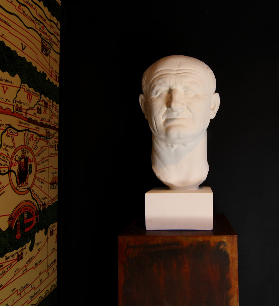vespasiano_vert Busto di Vespasiano - Museo di Cittareale